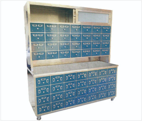 Hospital Pharmacy Standing Medical Storage Cupboards With Drawers