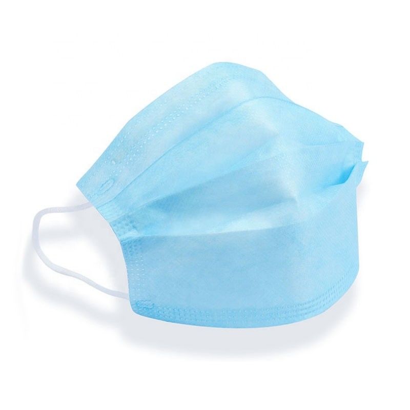 Pp Non-Woven Light Blue Respirator Dust Mask