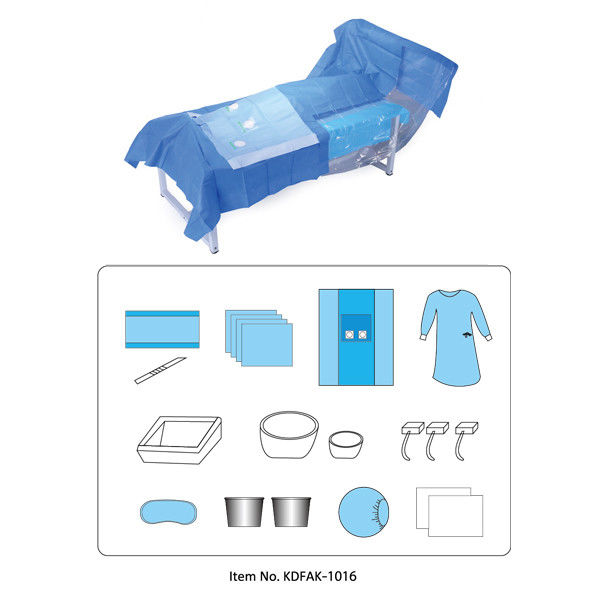Hospital Material Disposable Sterile Dressing Packs With Gloves